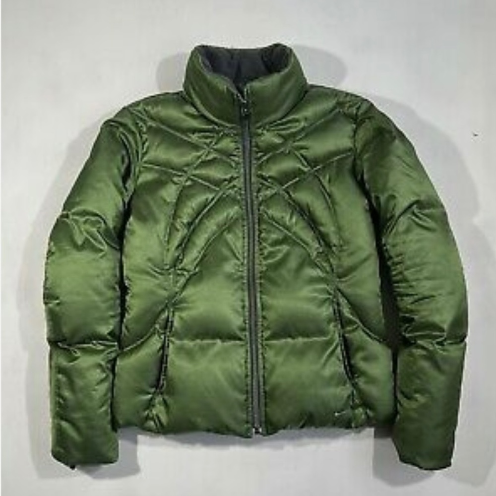 Green Nike Puffer Coat